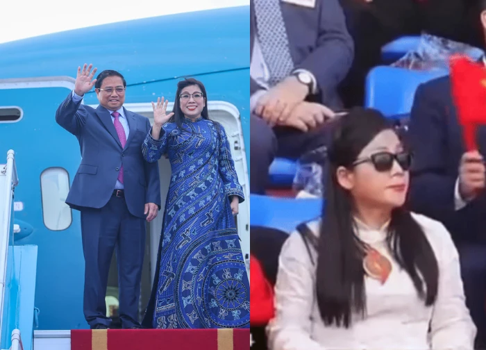 Prime Minister's wife Pham Minh Chinh appeared "radiant", at the ceremony of 2/9 causing a storm in social media