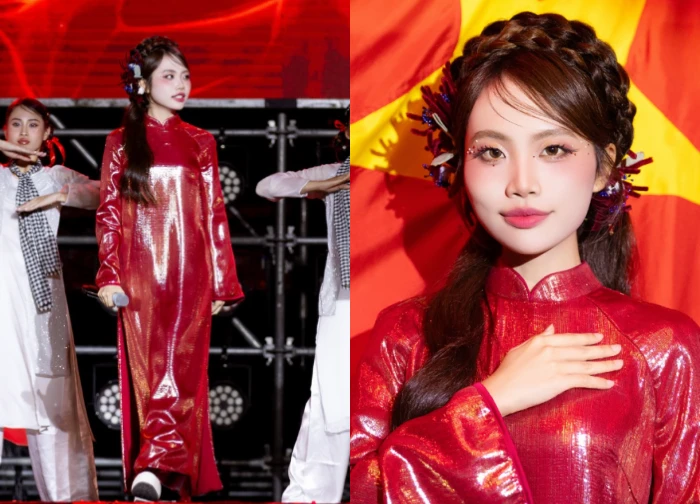 Phuong My Chi flex had the opportunity to sing at the National Concert, she died because of 2 stages!