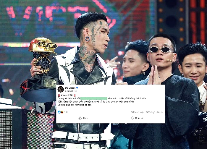 Dế Choắt bị gài 'hàng cấm', lên mạng cầu cứu CĐM, bay màu track diss Đen Vâu?