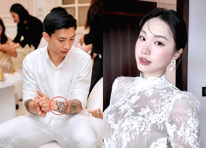 Đoàn Văn Hậu đeo đồng hồ tiền tỷ, bà xã Doãn Hải My khí chất ngút trời