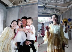 Quynh Anh transformed into a French lady to organize Duy Manh's party, netizens "spotted" strange details