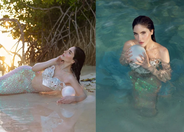Miss Universe Venezuela 2025 turns into a mermaid, a "superb" beauty, a storm on social networks