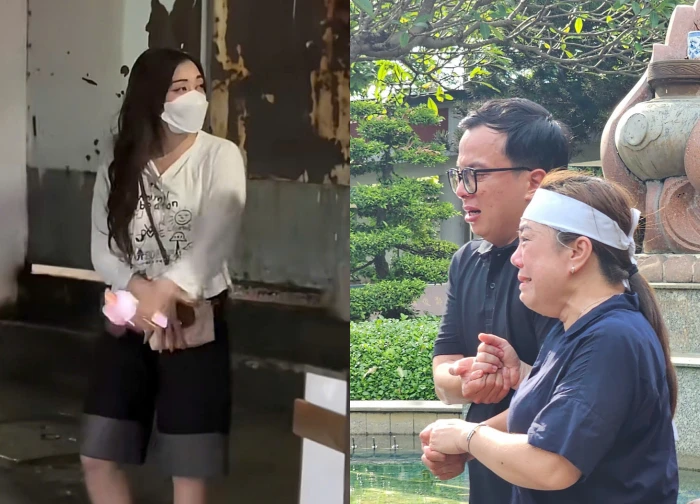 Phuong Lan 'sized' to visit Artist Ngoc Trinh, the family begged for 1 shock!