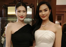 Hoa hậu Thiên Ân tỏa sáng thảm đỏ Thái Lan, "lấn át" đương kim Miss World 2025
