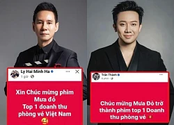 Top 1 Red Rain, Ly Hai congratulated on being praised, Tran Thanh was criticized, Director was touched