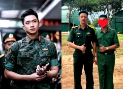 Lê Hoàng Hiệp lộ ảnh bên đồng đội, 1 biểu cảm đặc biệt, nói câu biết quân nhân!