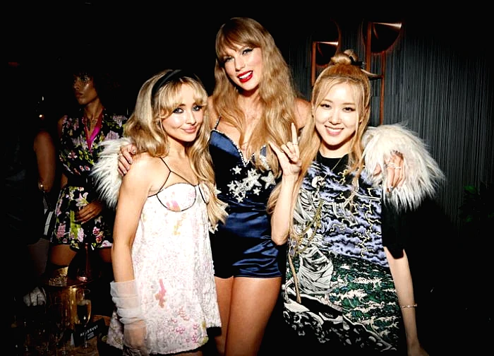 Taylor Swift 'lined her eyes' to help Rosé win the big prize, revealing 1 photo as evidence, fans were shocked!