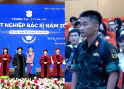 Tân bác sĩ nội trú khoác "áo lính" hô vang ngành học, gây ấn tượng mạnh