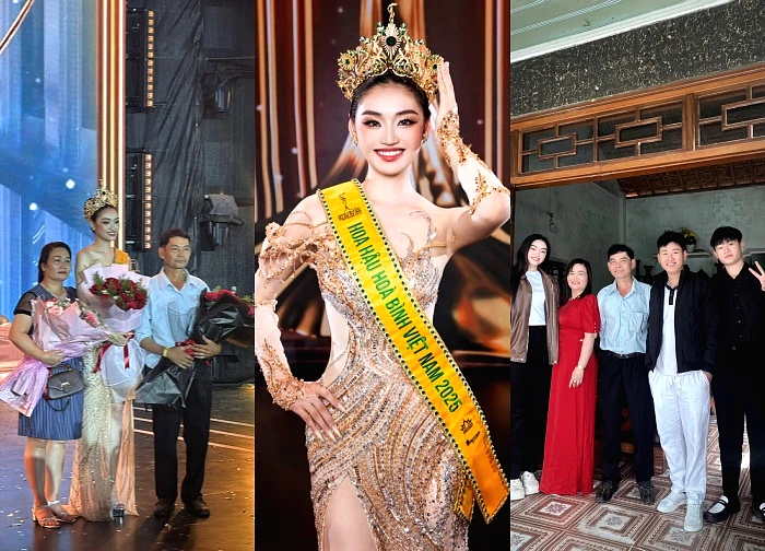 New Miss Grand Vietnam 2025 Yen Nhi: Great education, mother sells lottery tickets, father is a construction worker