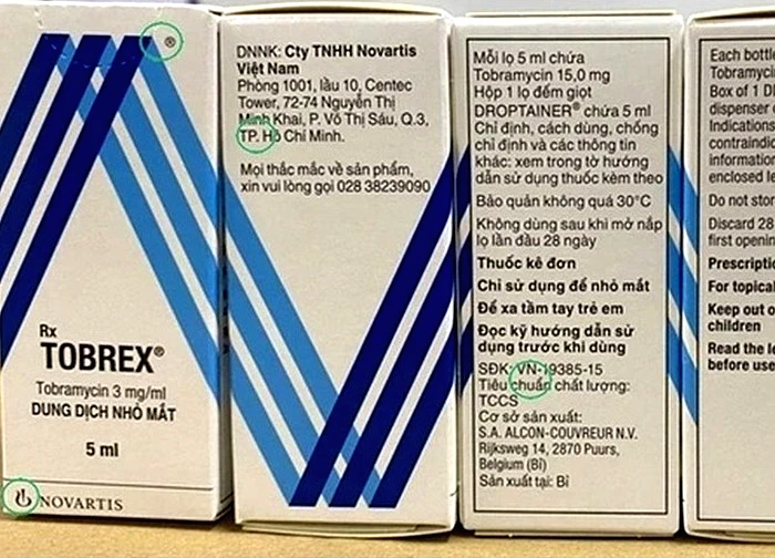 Bộ Y tế phát cảnh báo về một loại thuốc nhỏ mắt nghi giả