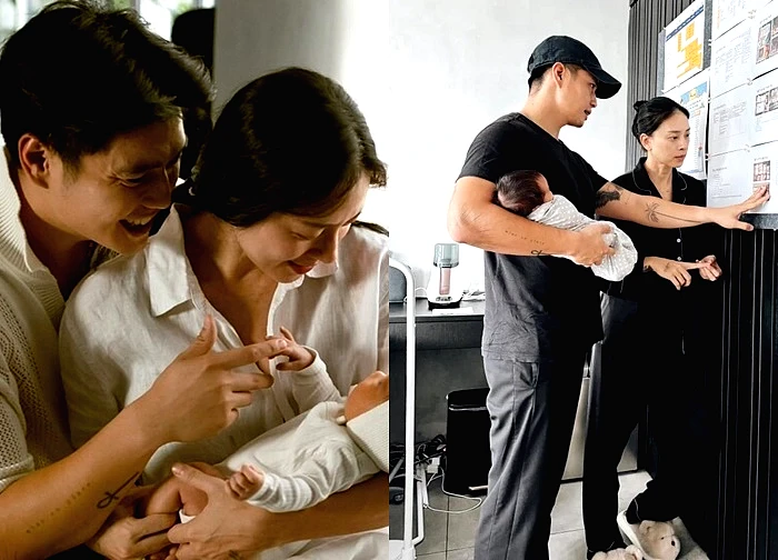 Huy Trần tỉ mỉ diệt khuẩn bằng 3 cách, mẹ bỉm khen Ngô Thanh Vân và con gái đúng số hưởng