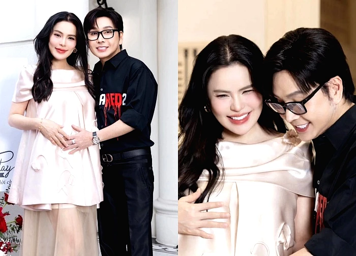 Phuong Le and her husband are passionate, revealing the gender of their unborn child, Vu Luan sends a message