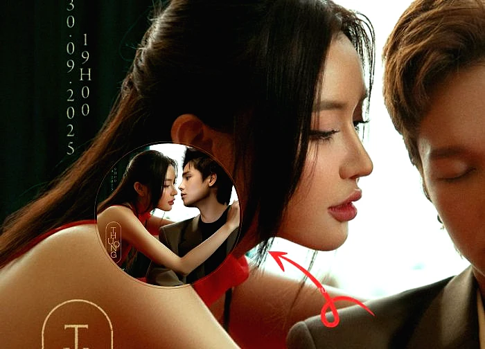 Bich Phuong publicly hugged a strange man, suspected to be Tang Duy Tan, fans were shocked by one thing!