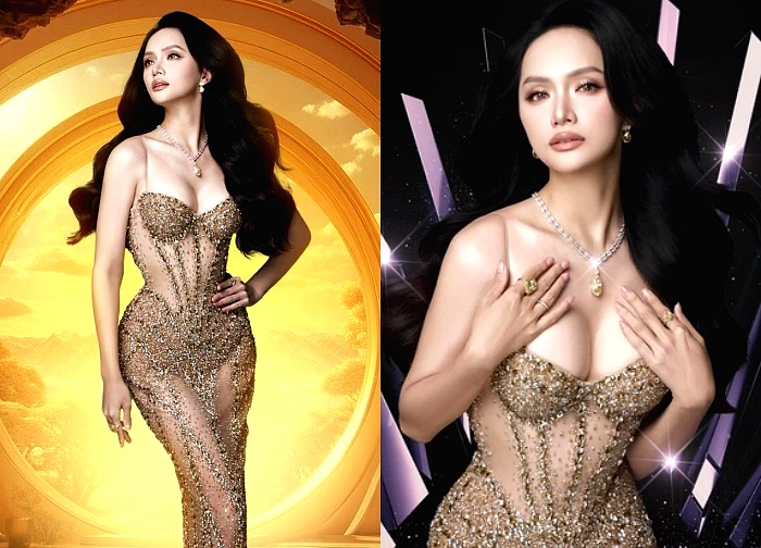 Huong Giang was officially sent to compete in Miss Universe, Vietnam has no precedent