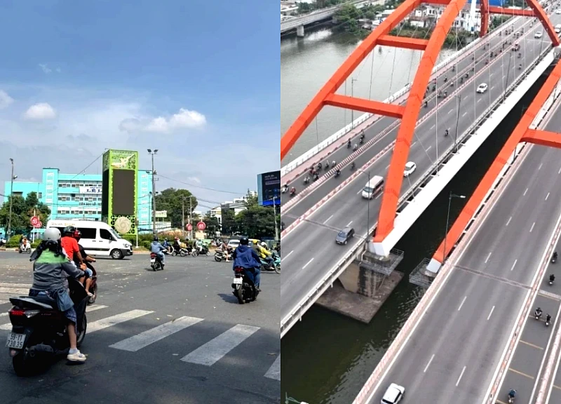 Khoảng lặng giao thông hiếm thấy trong kỳ nghỉ lễ ở TP.HCM