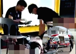 Nhóm 15 sát thủ đeo mặt nạ đại náo nhà hàng bắt con nợ. Việc kinh hoàng xảy ra