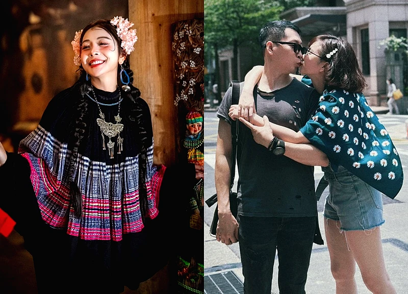 Hoa hậu 4 con Jennifer Phạm lạ lẫm, diễn viên Hương Giang hôn chồng đắm đuối