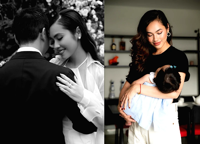 Nàng hậu nhà Hoàn Vũ VN 'toang' với chồng Việt kiều, đang tranh quyền nuôi con?