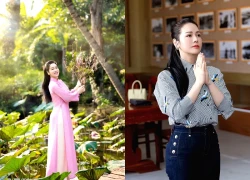 Nhat Kim Anh reveals a unique smile and ethereal beauty after a meditation retreat, leaving the public astonished.