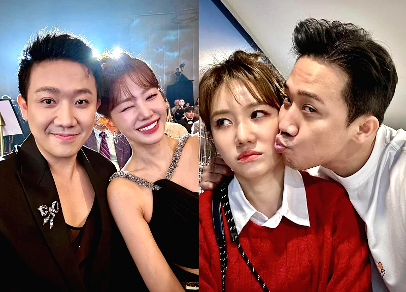 Hari Won officially announces a rift with Tran Thanh after the 2025 Green Wave Awards.