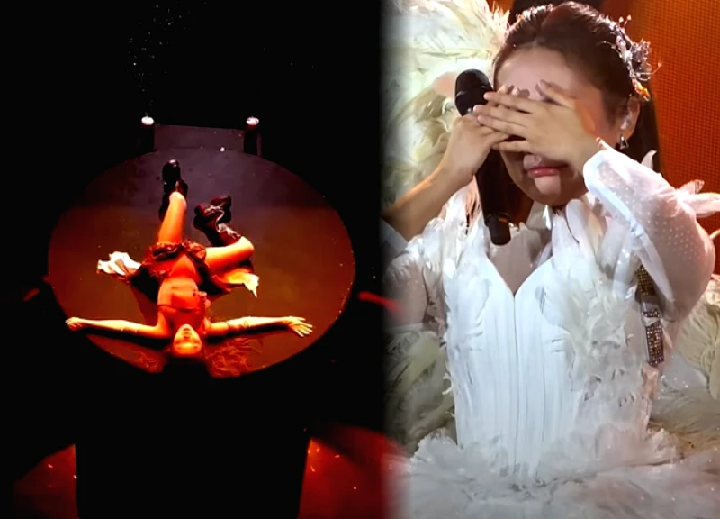 Phuong My Chi suddenly 'fainted' on stage at LSX, sobbing out 10 words about Phi Nhung?