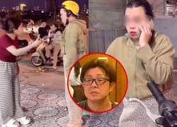 Bà Nhân Vlog bị người phụ nữ đập phá xin tiền, hành động của chồng Nhật gây sốc