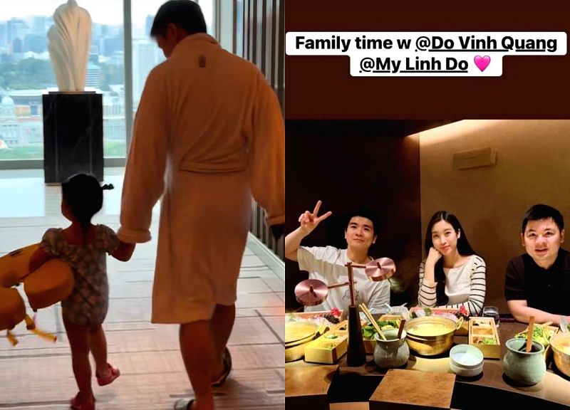"Dâu hào môn" Đỗ Mỹ Linh giản dị cùng chồng Chủ tịch hẹn hò, còn "bóc phốt" ái nữ 2 tuổi cực yêu