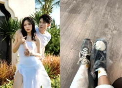 Dieu Nhi had a problem when climbing a mountain at the beginning of the year, the image posted by worried fans