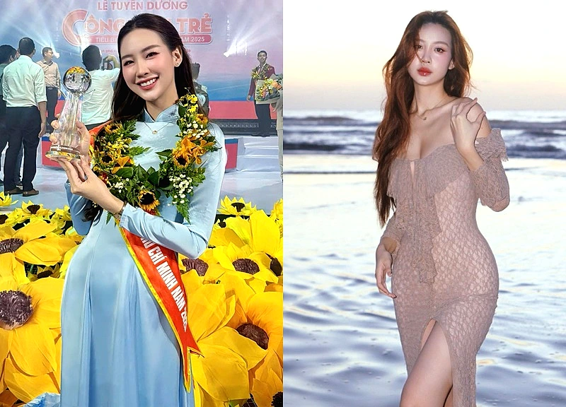 Hoa hậu cao 1,86m: Công dân trẻ tiêu biểu TPHCM, sắc vóc gợi cảm tuổi 25