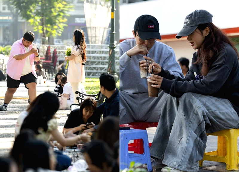 Mặc áo len đi ăn xôi, uống cà phê bệt khi TP.HCM lạnh 'như Đà Lạt'