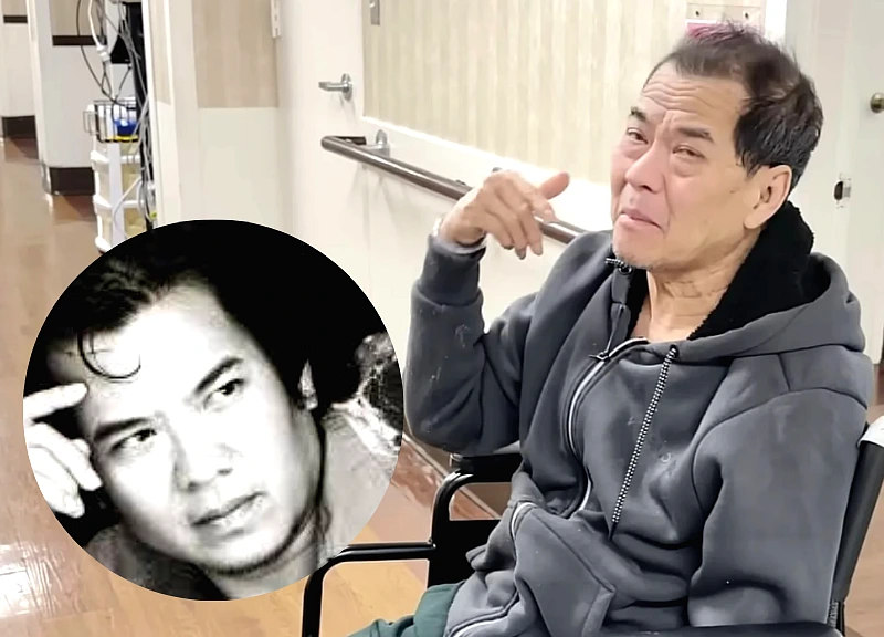 Artist Quang Bình's past mishap was exposed by Thúy Nga, revealing heartbreaking images of him looking haggard and abandoned.