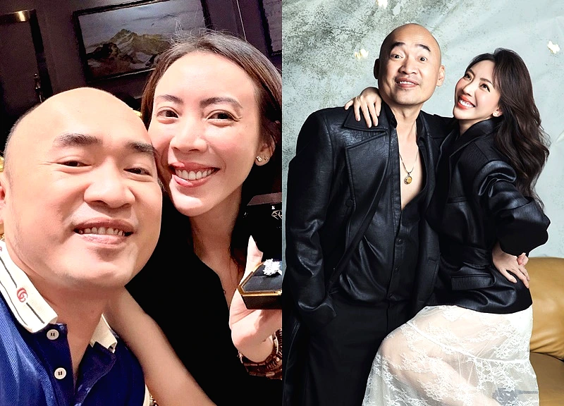 Tiến Luật cầu hôn Thu Trang bằng bánh bao, 15 năm sau tặng nhẫn kim cương