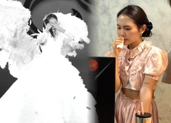 Did Phuong My Chi experience a vocal mishap during a fan meeting, causing her to burst into tears on stage?