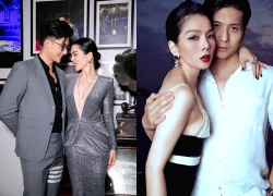 Despite the commotion, Le Quyen happily went out to have fun; her younger boyfriend wanted to hug Tieu Vy but was afraid.