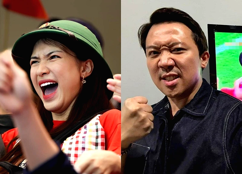 Trấn Thành, Hoà Minzy và dàn sao Việt vỡ oà trước chiến thắng của U23 Việt Nam