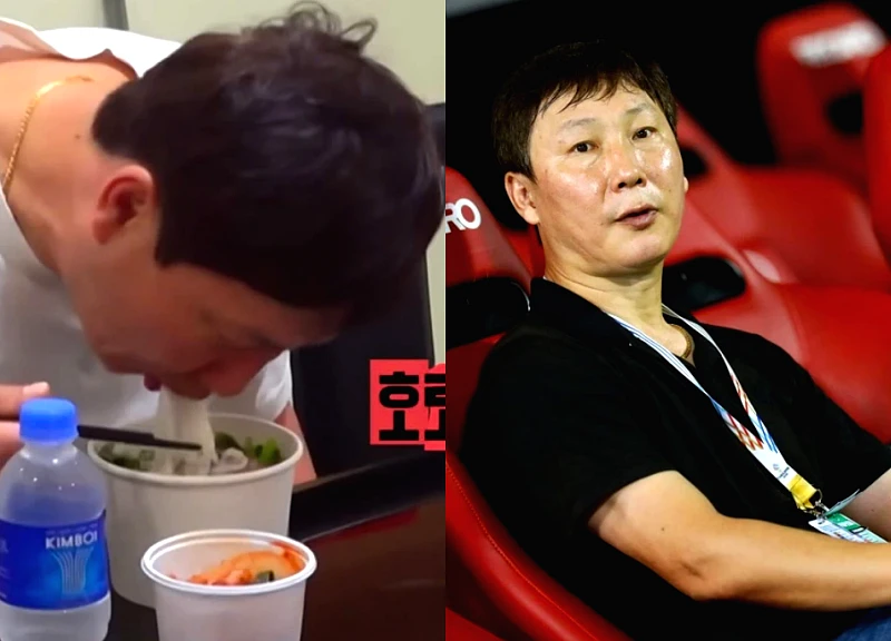 Cách ăn phở độc đáo của HLV Kim Sang-sik