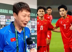 Coach Kim opens up ahead of the semi-final match against China U23, praising Trung Kien.