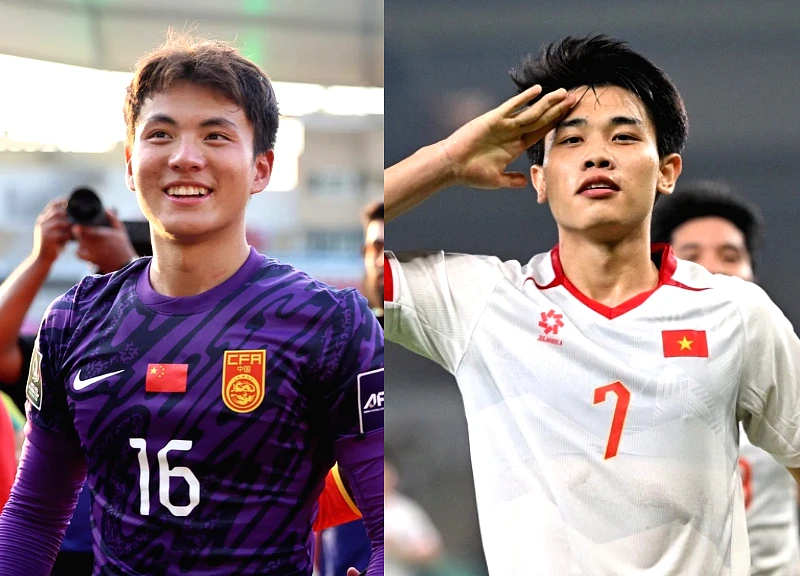 Chinese goalkeeper Li Hao challenges Vietnam U23 team, making sarcastic remarks about Dinh Bac, causing a stir.