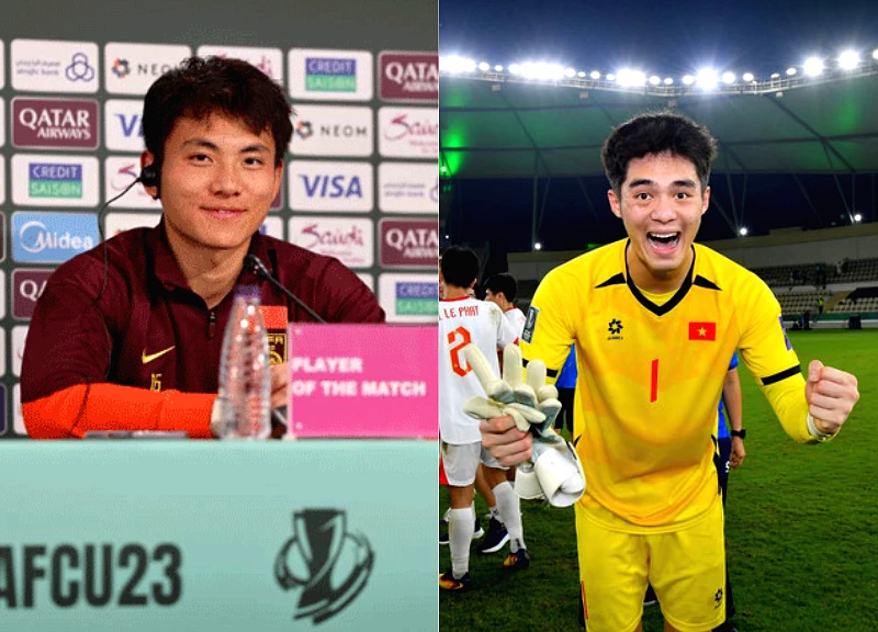 China's U23 goalkeeper makes a "shocking" statement ahead of their match against Vietnam's U23 team on January 20th.