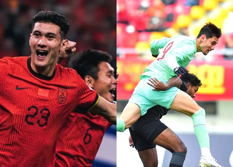 Tiền đạo U23 Trung Quốc bị nhầm là cầu thủ nhập tịch vì hình thể khủng