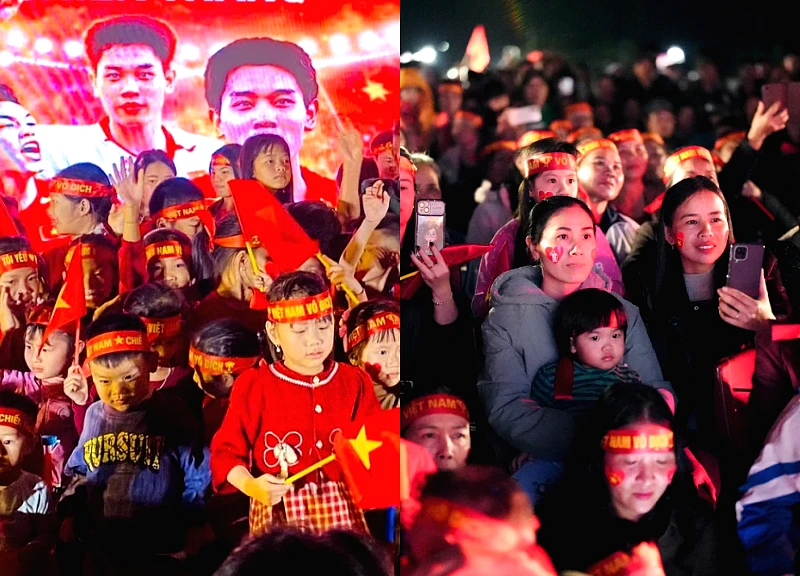 Ấm lòng: Bà con quê Đình Bắc không quay lưng, còn thuê màn LED "khủng" cổ vũ U23 Việt Nam tranh hạng 3 châu Á