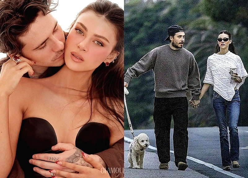 Brooklyn Beckham bị nghi nói dối để tố mẹ ruột, xuất hiện rạng ngời bên vợ