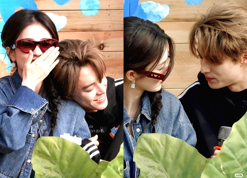 Khoảnh khắc Bạch Lộc thân thiết bên một sao nam đang gây bàn tán