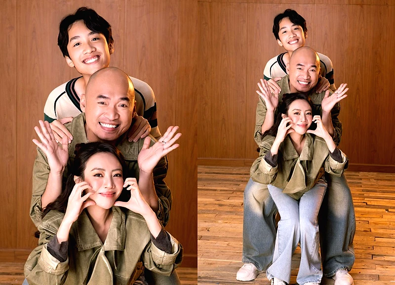 Con trai 13 tuổi cao 1m78, thạo 3 thứ tiếng của nghệ sĩ Thu Trang - Tiến Luật