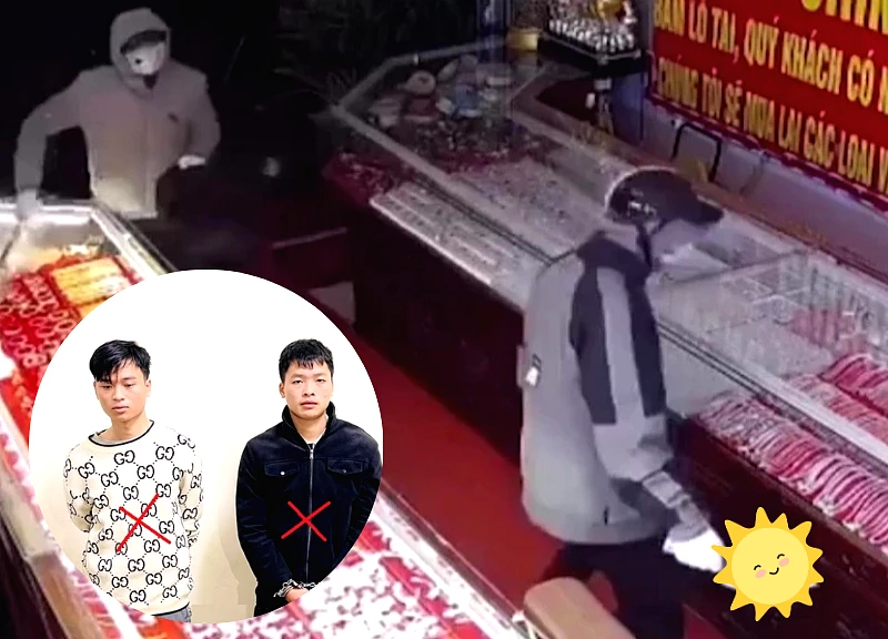 Shocking identity revealed of gold shop robber in Ninh Binh, bizarre and sensational plot unfolds.
