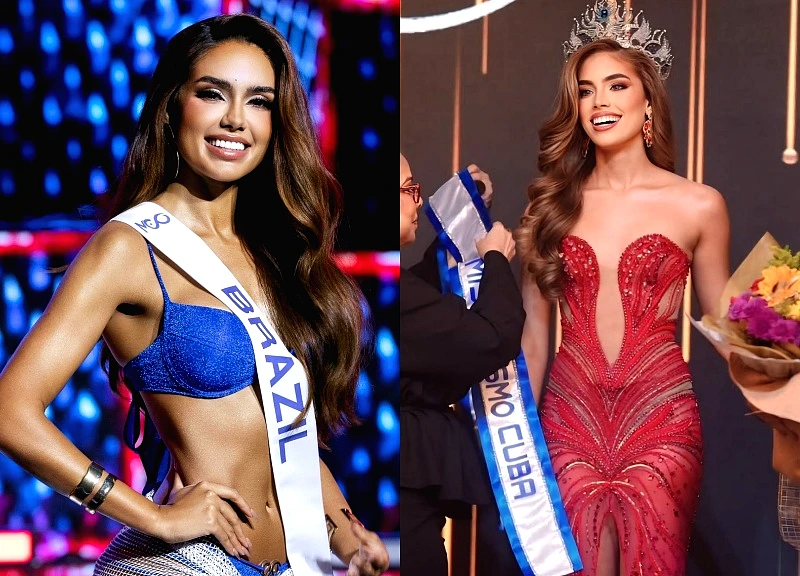 Miss Cuba accuses Miss Cosmo of unfairness, Top 5 contestant from Brazil immediately vindicates her.