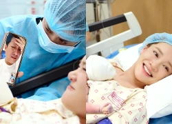 Nhã Phương sinh con lần 3, Trường Giang khóc nấc nhìn vợ qua điện thoại