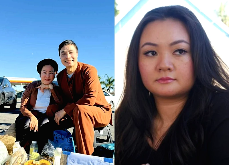 Xuan Mai's father sells banh chung on the side of the road in the US, the difficult daughter can't help?