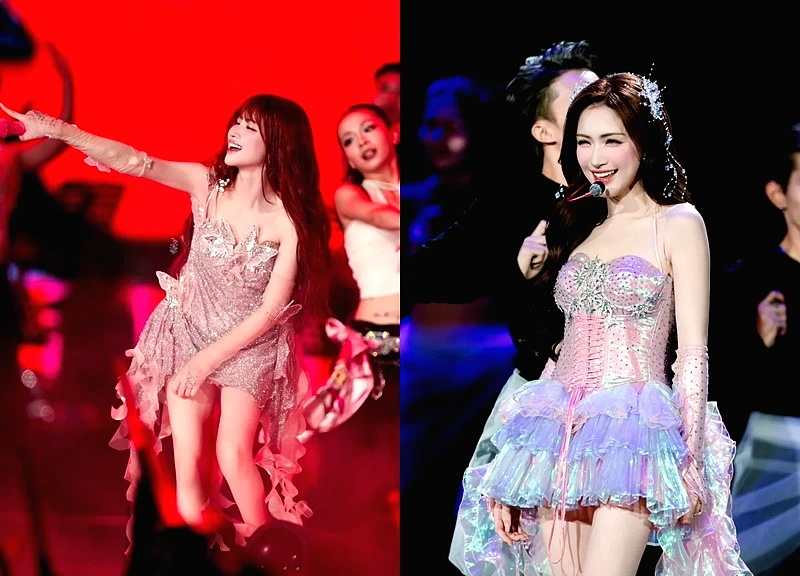 Hòa Minzy gặp sự cố 'ngượng đỏ mặt' trước 8000 khán giả