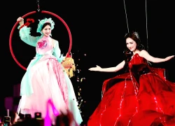 Hoa Minzy performed adventurously, invested in a huge dress, the total cost of the concert was 20 billion?